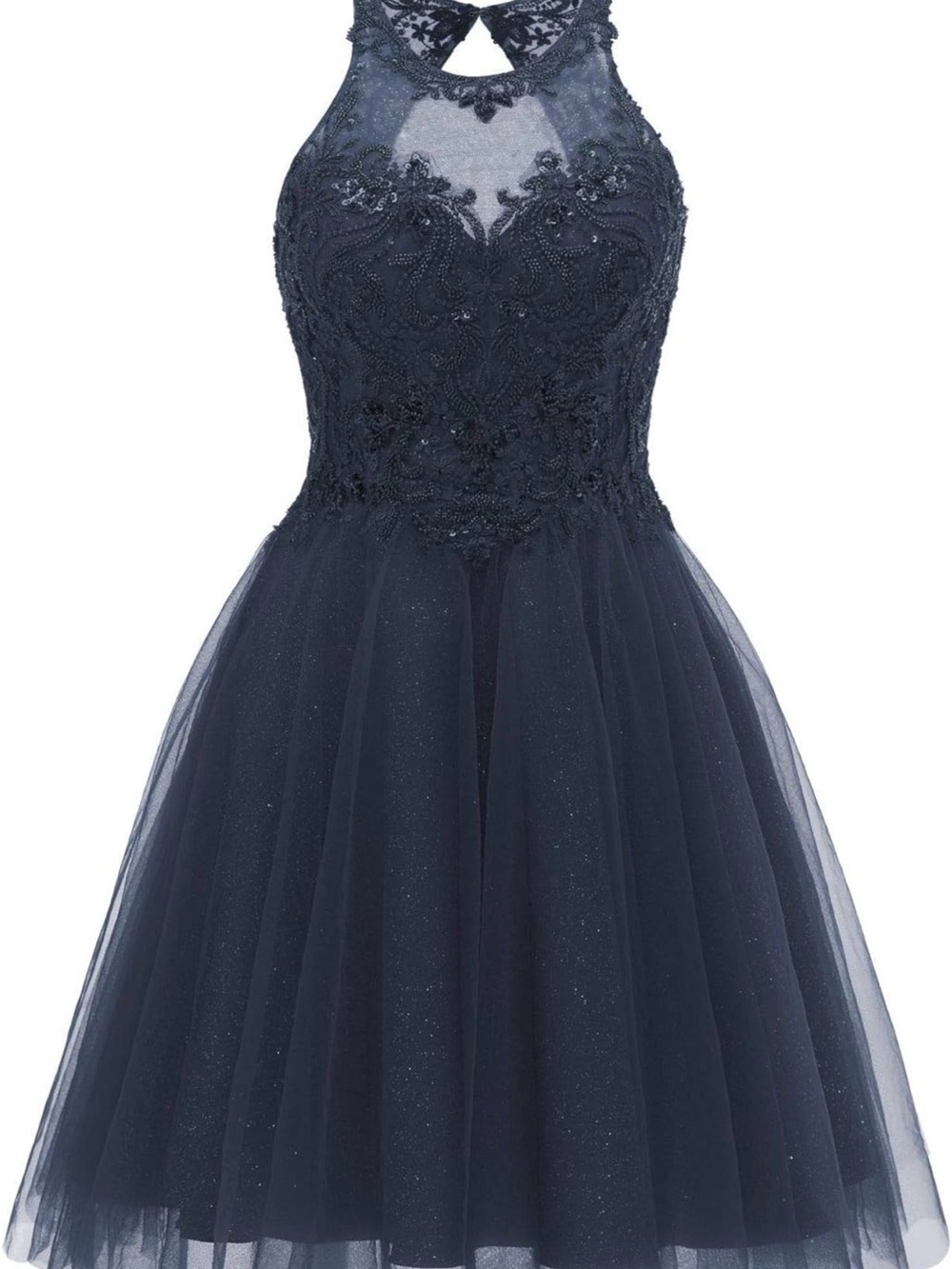 Short Navy Blue Prom/Homecoming Dress